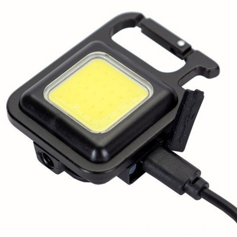 Mini Linterna Llavero Portátil Magnética Conjunto De 4 Unidades Compacta Y Resistente