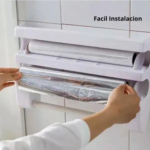 RollChef Portarrollos De Papel Cocina Accesorio Organizador Resistente Y Moderno