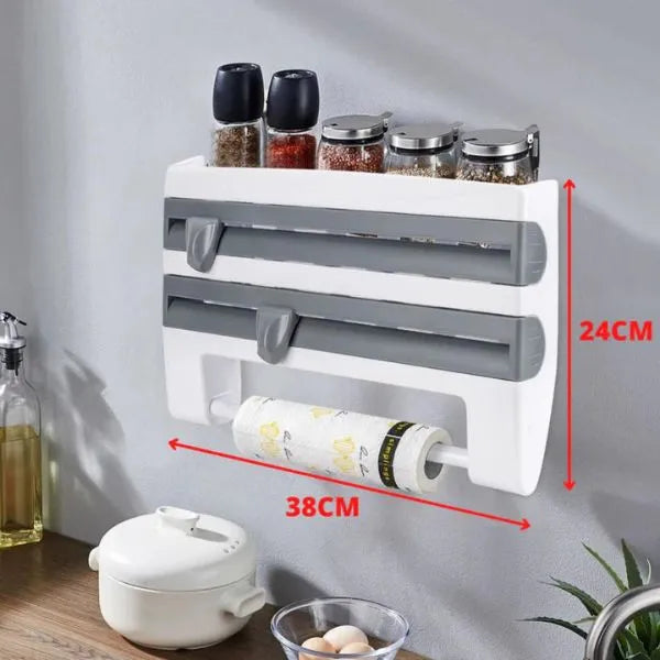 RollChef Portarrollos De Papel Cocina Accesorio Organizador Resistente Y Moderno