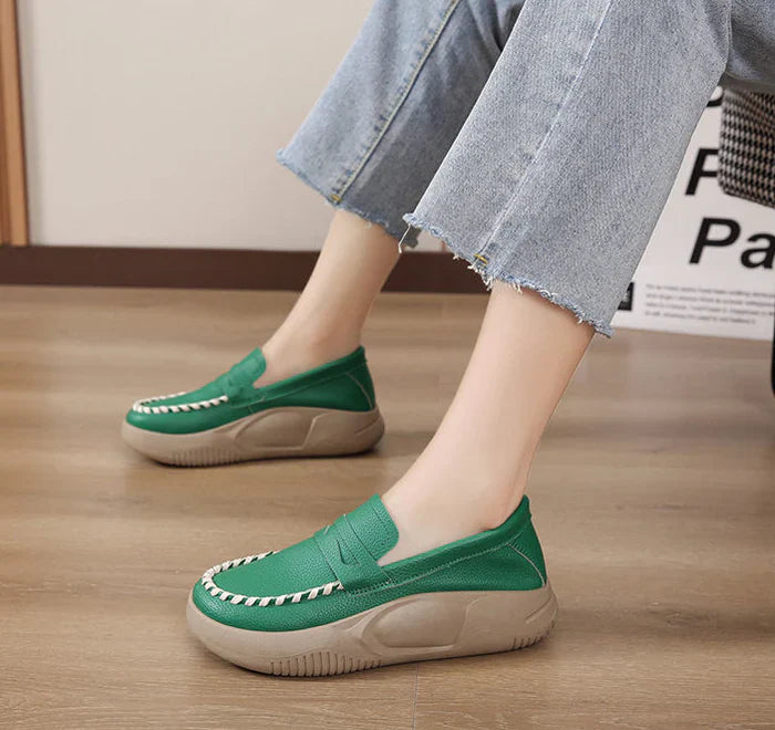 Zapato Ortopédico Mocasín Classiqe Con Soporte Anatómico Y Diseño Clásico