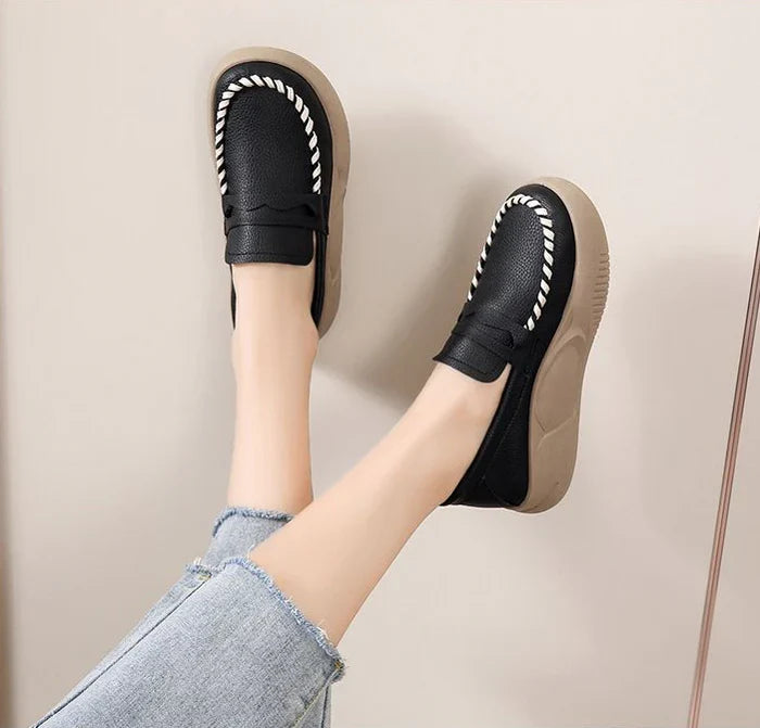 Zapato Ortopédico Mocasín Classiqe Con Soporte Anatómico Y Diseño Clásico