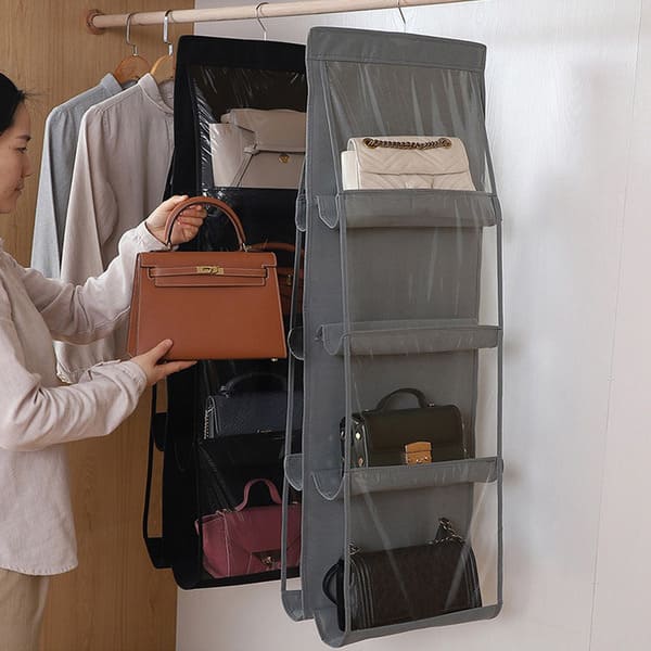 Organizador De Bolsos 8 Puestos Para Armario Y Closet Resistente Y Funcional