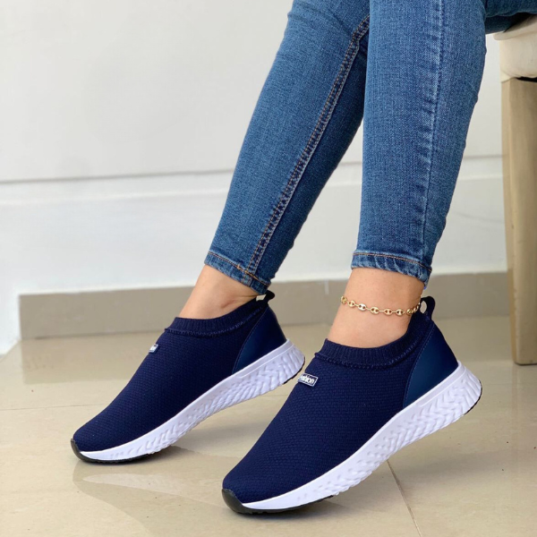 Tenis Deportivo Fashion Media Para Mujer Y Hombre Con Suela Antideslizante Y Diseño Moderno