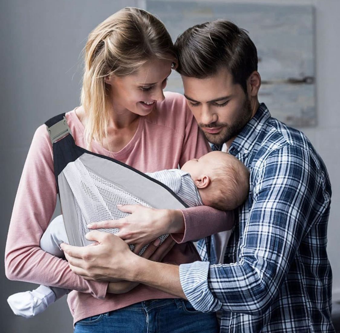 Sling Ergonómico Para Niños Compacto Ligero Y Ajustable De Alta Calidad