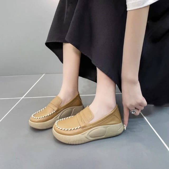 Zapato Ortopédico Mocasín Classiqe Con Soporte Anatómico Y Diseño Clásico