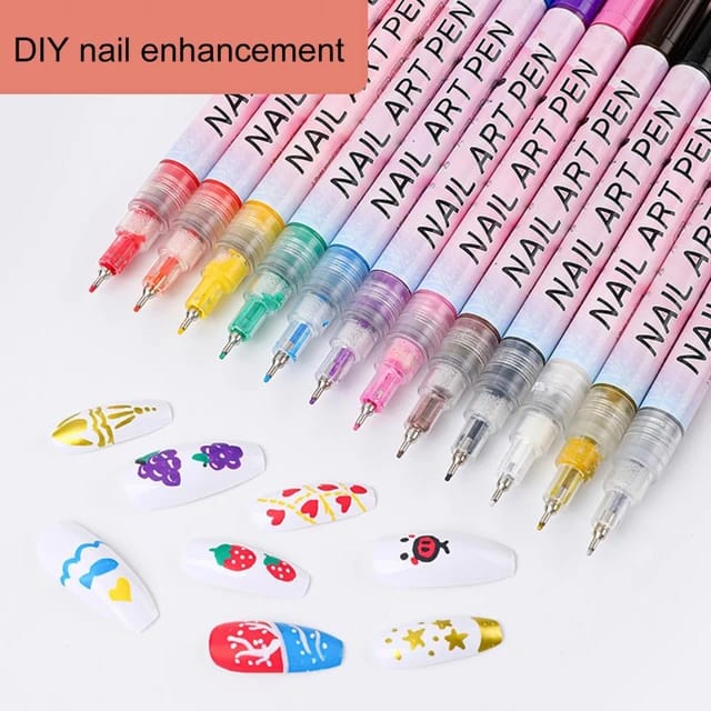 Set De 12 Esmaltes Para Uñas Colores Vibrantes Y Duraderos Con Secado Rápido
