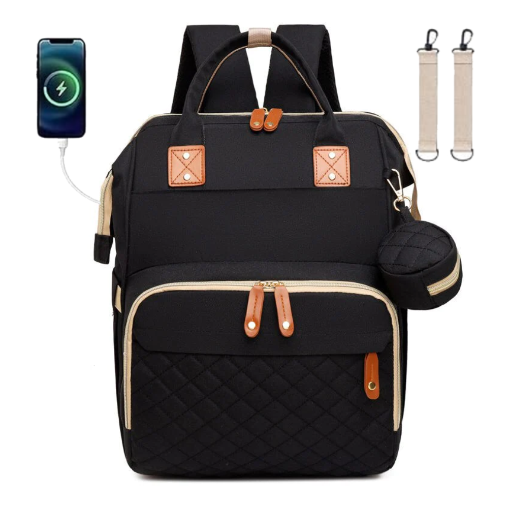 Pañalera Con Cambiador Para Bebés Premium Con Múltiples Compartimentos Y Diseño Ergonómico
