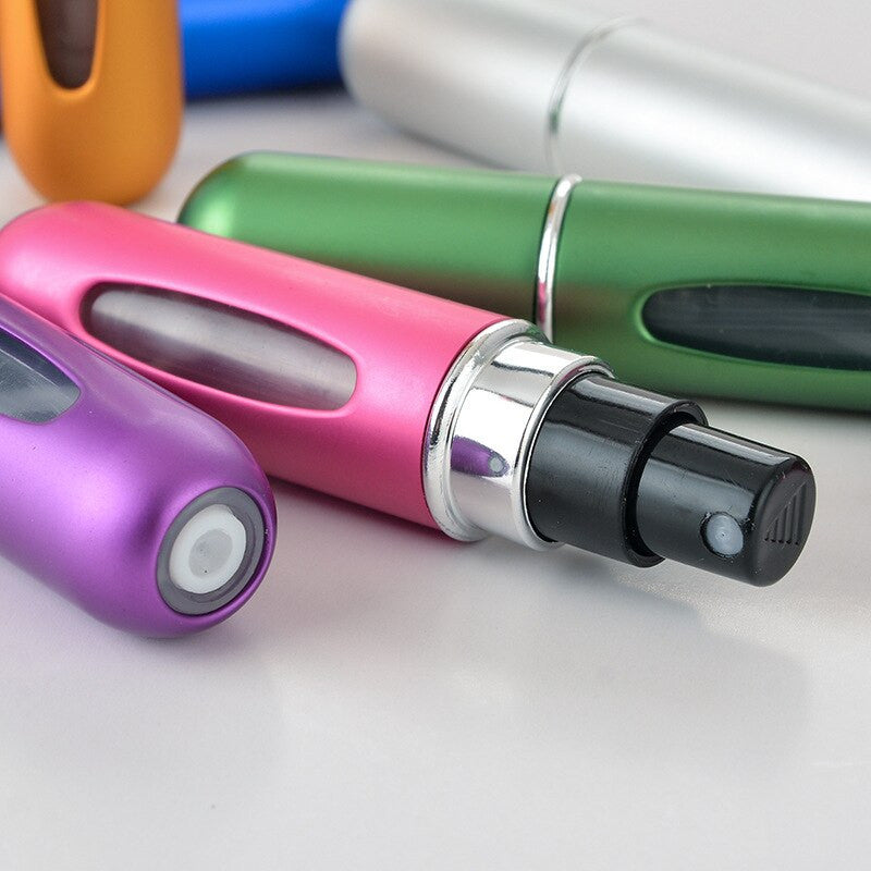 Perfumero Recargable Portátil Compacto y Duradero con Aplicador Preciso