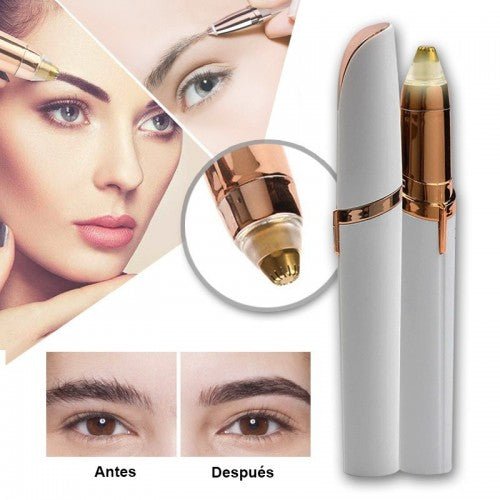 Depilador Portátil de Cejas y Rostro Preciso y Suave para Piel Sensible