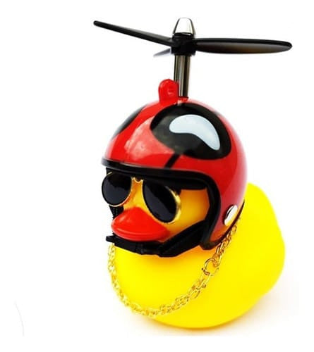 Pato Patico Para Moto En Goma Soporte Antideslizante Resistente
