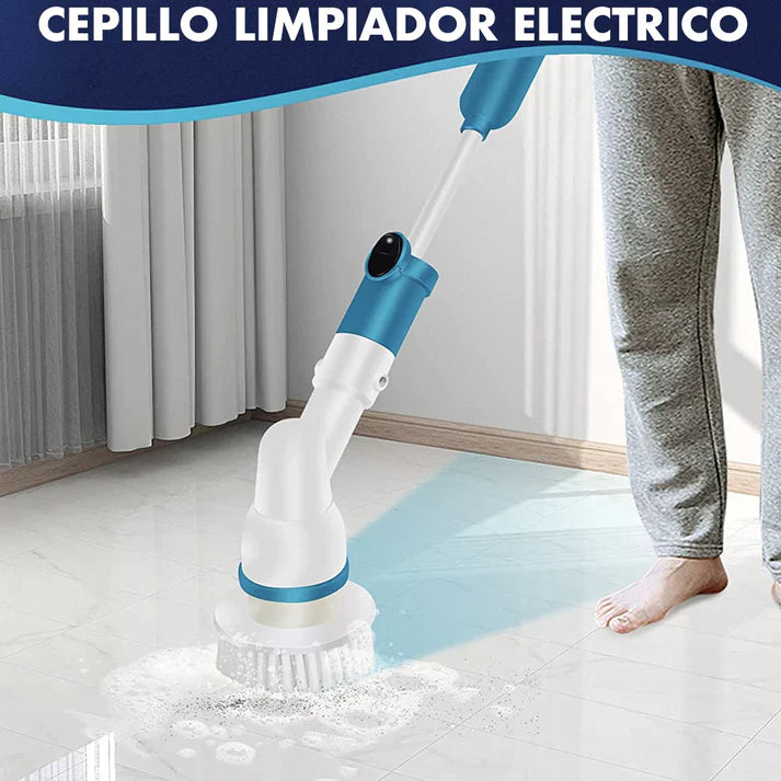 Cepillo De Limpieza Eléctrico 9 En 1 Multifuncional Con Accesorios Intercambiables