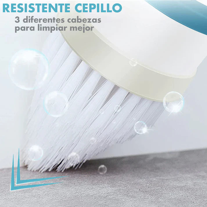Cepillo De Limpieza Eléctrico 9 En 1 Multifuncional Con Accesorios Intercambiables