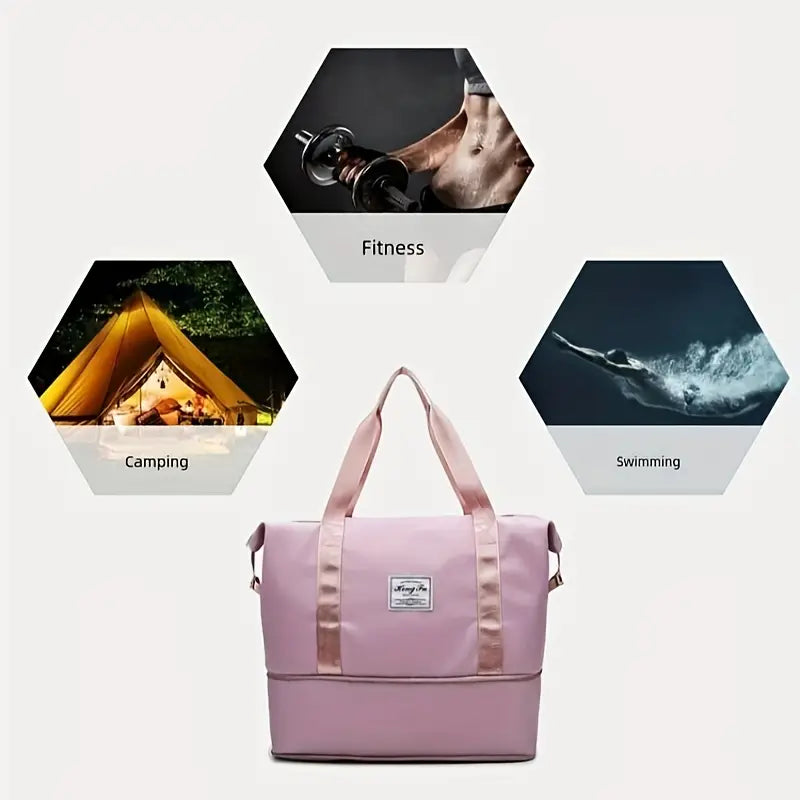 ViajeFit Max Bolso Grande Deportivo Para Viaje Resistente Y Espacioso