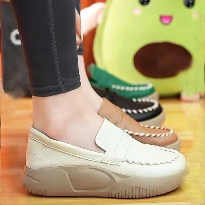 Zapato Ortopédico Mocasín Classiqe Con Soporte Anatómico Y Diseño Clásico