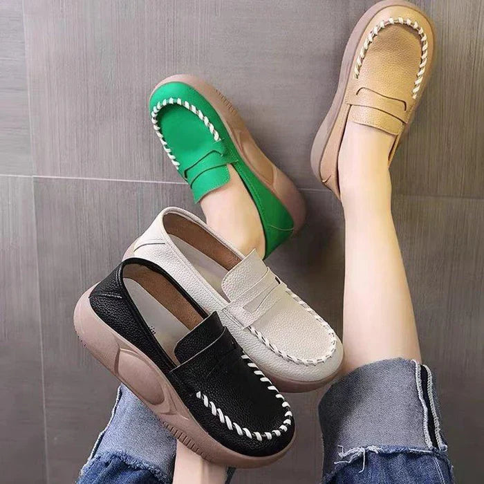 Zapato Ortopédico Mocasín Classiqe Con Soporte Anatómico Y Diseño Clásico