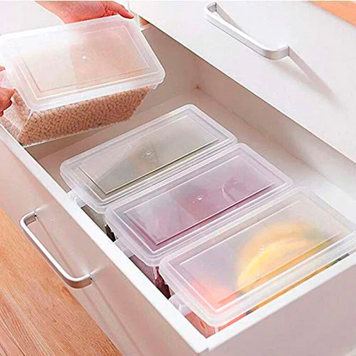 Organizador Con Tapa Multiusos Paga 2 Lleva 3 Set De Cajas Para Almacenaje