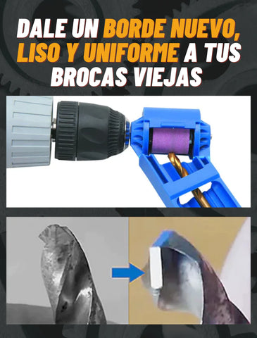 Afilador De Brocas Portátil Compacto Y Duradero Para Uso Profesional Y Doméstico