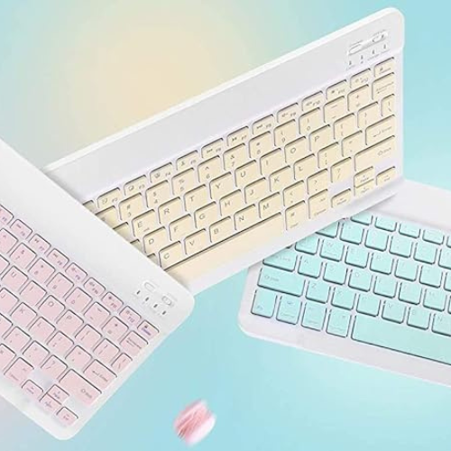 Teclado Y Mouse Bluetooth Para Tablet Y Ipad Compatibles Y Portátiles