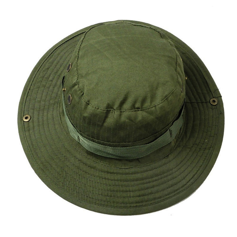Sombrero Boonie Militar Pava Stbo Resistente Con Ventilación Ajustable