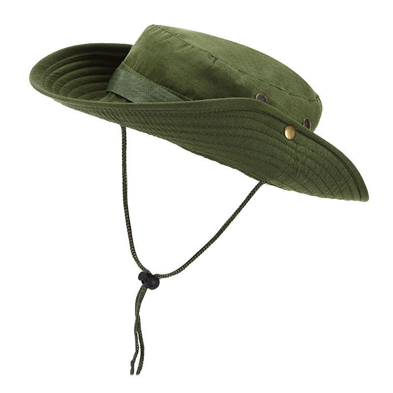 Sombrero Boonie Militar Pava Stbo Resistente Con Ventilación Ajustable