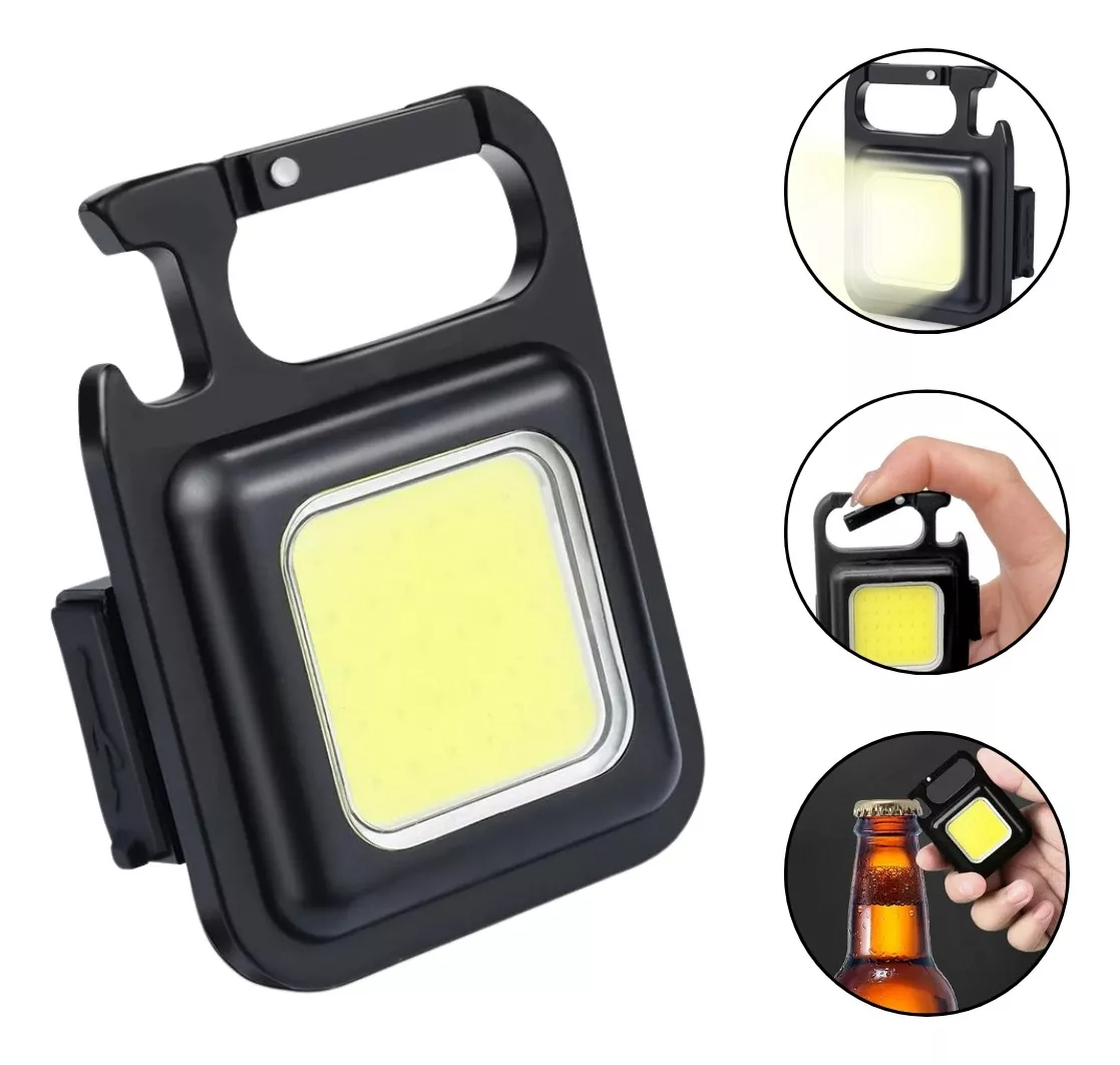 Mini Linterna Led Recargable con Zoom y Tres Modos de Luz Compacta y Potente
