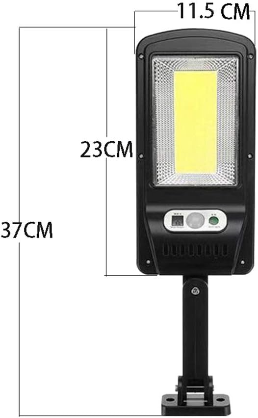 Lámpara Panel Solar Con Sensor Inteligente Y Control Remoto