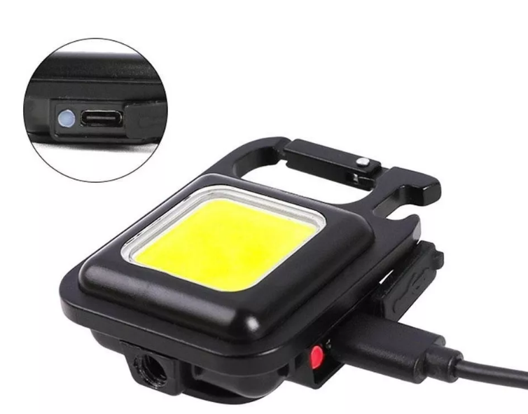 Mini Linterna Led Recargable con Zoom y Tres Modos de Luz Compacta y Potente
