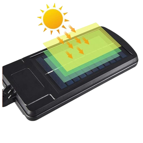 Lámpara Panel Solar Con Sensor Inteligente Y Control Remoto