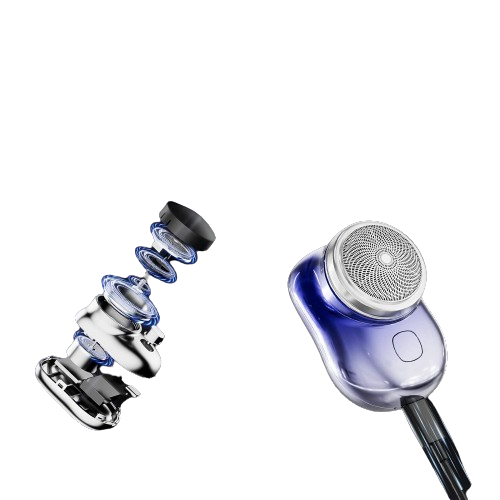 Mini Afeitadora Barbera Shaver Compacta Para Afeitado Preciso
