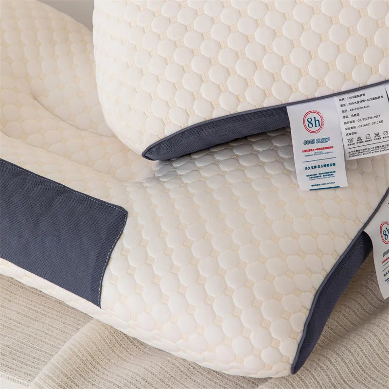 Almohada Ortopédica 3D Ergonomica Transpirable Antialérgica Para Mejorar El Sueño