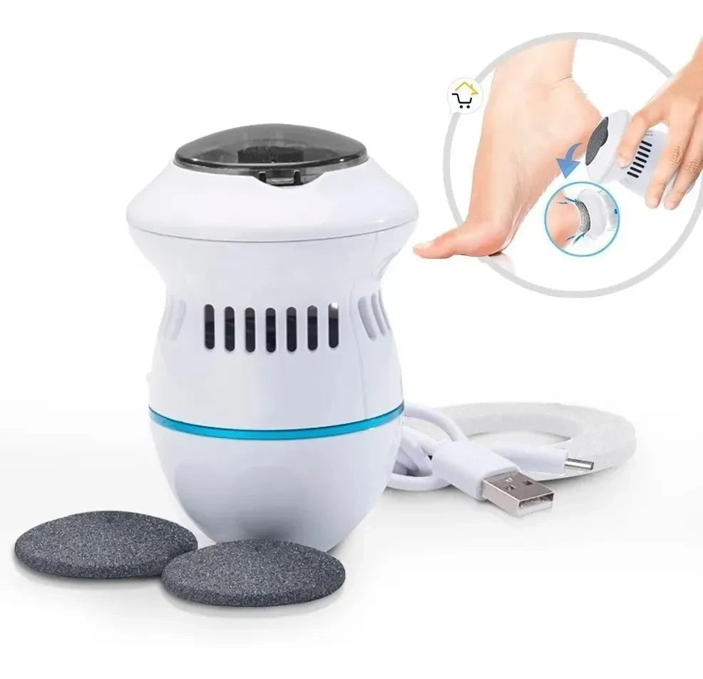 Removedor De Callos Eléctrico Para Pies Clean Feet Con Cabezales Intercambiables