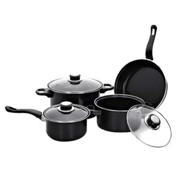 Set De 13 Piezas De Cocina Con 3 Ollas Antiadherentes 1 Sartén Antiadherente Y Utensilios