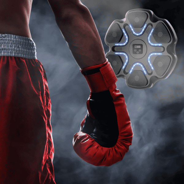 FitPunch Máquina de Boxeo Interactiva con Par de Guantes de Regalo