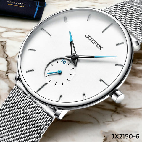 Reloj JoeFox JX2150 Con Pulso De Metal Para Hombre Elegante Y Duradero