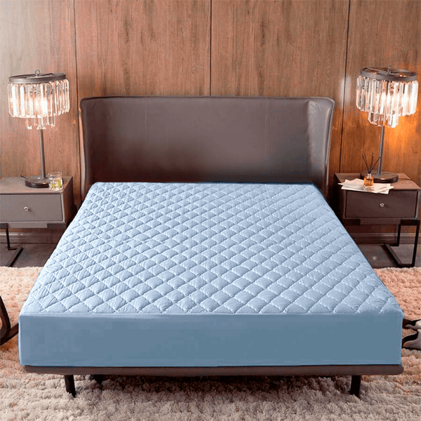 Protector Colchón Acolchado Impermeable Con 2 Protectores De Almohada De Regalo