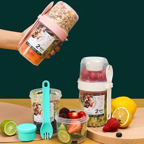 Parfait Bonjour Porta Alimentos Premium Con Aislamiento Térmico Y Diseño Ergonómico