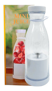Licuadora Portátil Para Frutas Recargable Con Motor Potente Y Cuchillas De Acero Inoxidable