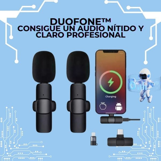 Duofone Micrófono Type C Compatible Con Audio Profesional De Alta Fidelidad