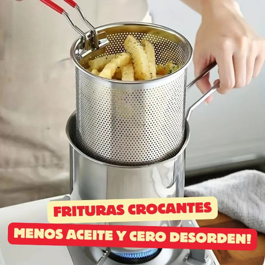Olla Freidora Premium De Alta Capacidad Con Control Digital Y Tecnología De Aire Caliente