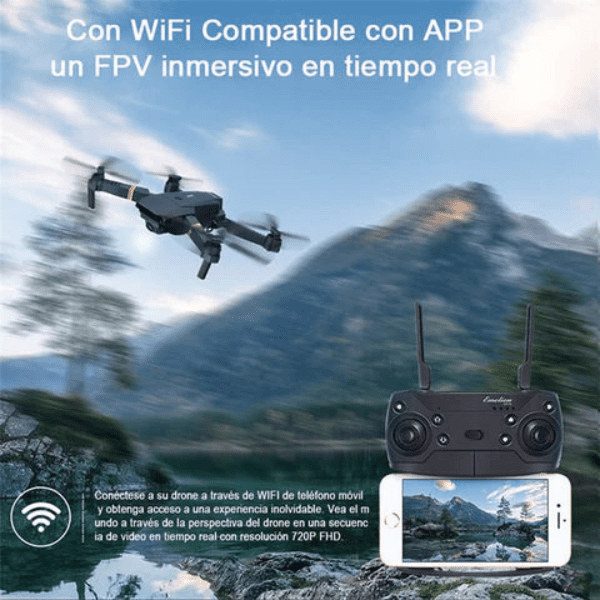 Dron 4K Pro Max Dual Cámara Captura Aérea Profesional Con Control Remoto Inteligente