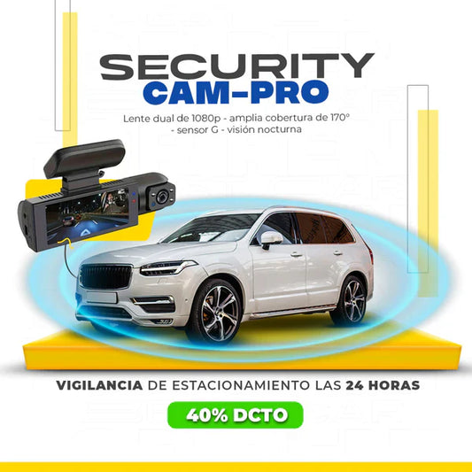 Security Cam-Pro Cámara de Seguridad HD con Visión Nocturna y Detección de Movimiento Inteligente