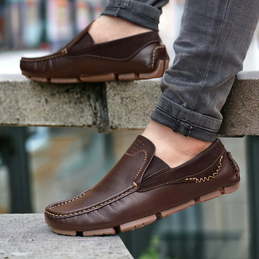 Mocasín Casual 100% Cuero Edición Limitada Calidad Superior Confort Y Estilo