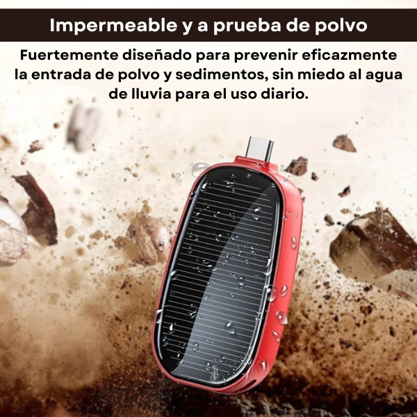 Cargador Solar Portátil Oferta Del Día Energía Ecológica Compacto y Resistente