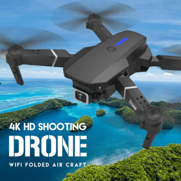 Dron 4K Pro Max Dual Cámara Captura Aérea Profesional Con Control Remoto Inteligente