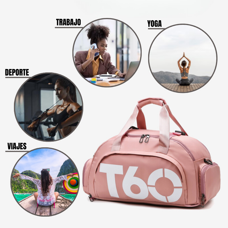 Bolsa Multifuncional T60 Impermeable Resistente Con Múltiples Compartimentos
