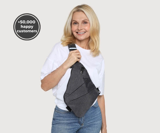 Bolso Bandolera Antirrobo Mantén Tus Objetos Seguros Resistente y Seguro