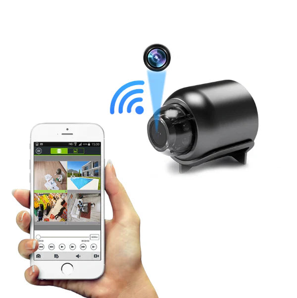 Cámara De Seguridad Nano Vision Ultra Hd 4k Con Visión Nocturna Y Detección De Movimiento