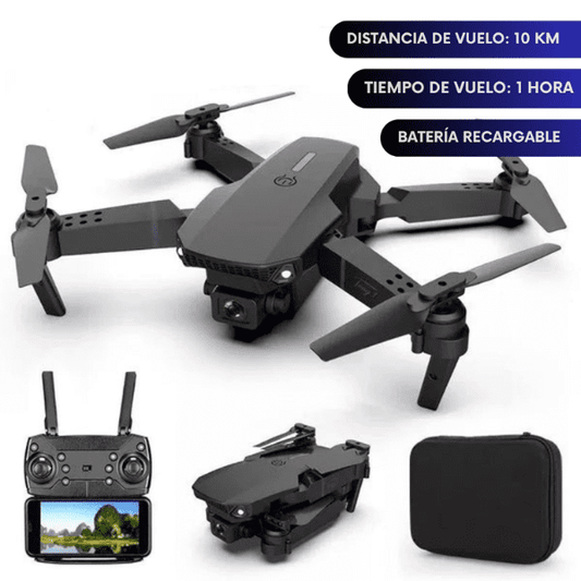 Dron 4K Pro Max Dual Cámara Captura Aérea Profesional Con Control Remoto Inteligente