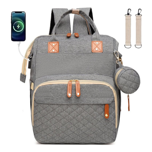 Pañalera Con Cambiador Para Bebés Premium Con Múltiples Compartimentos Y Diseño Ergonómico