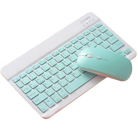 Teclado Y Mouse Bluetooth Para Tablet Y Ipad Compatibles Y Portátiles